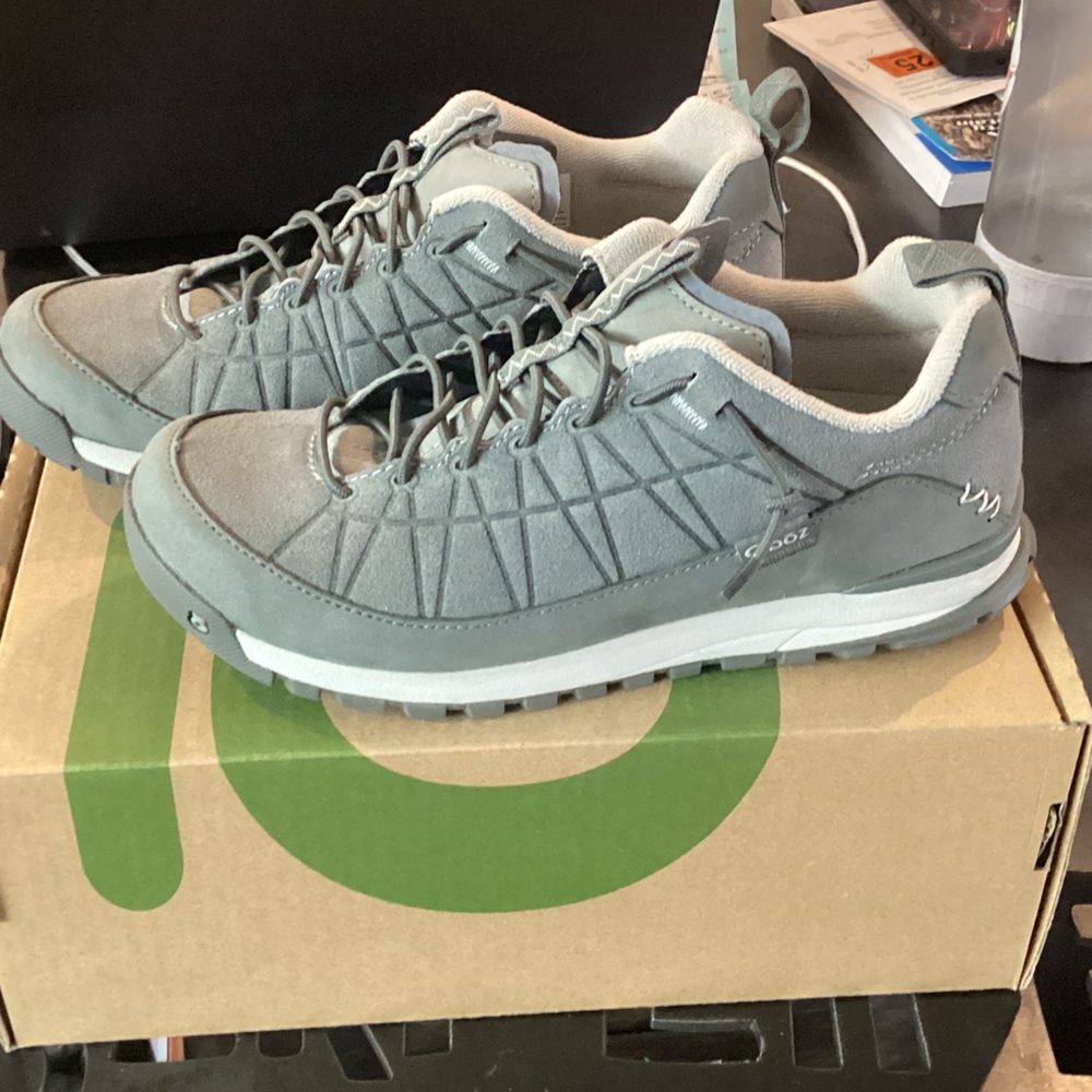 Gray Women's OBOZ Jeannette low Hiking Shoes